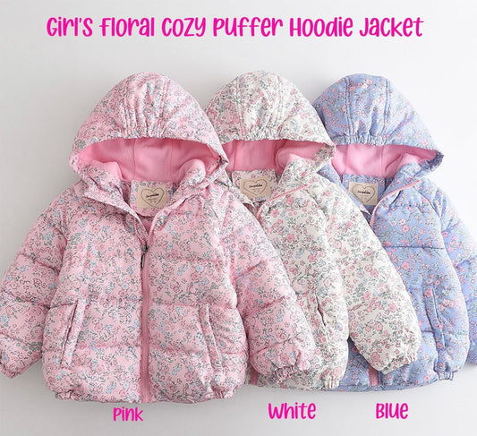 Aria Floral Puffer Coat PreO