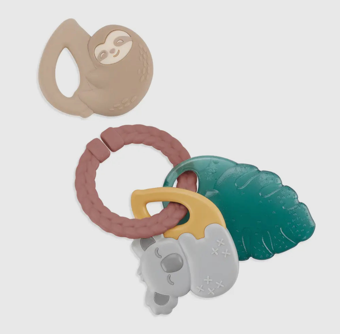 Tropical Koala Itzy Keys Texture Ring with Teether + Rattle RTS