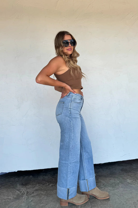 Steph Wide Cuff Denim PreO