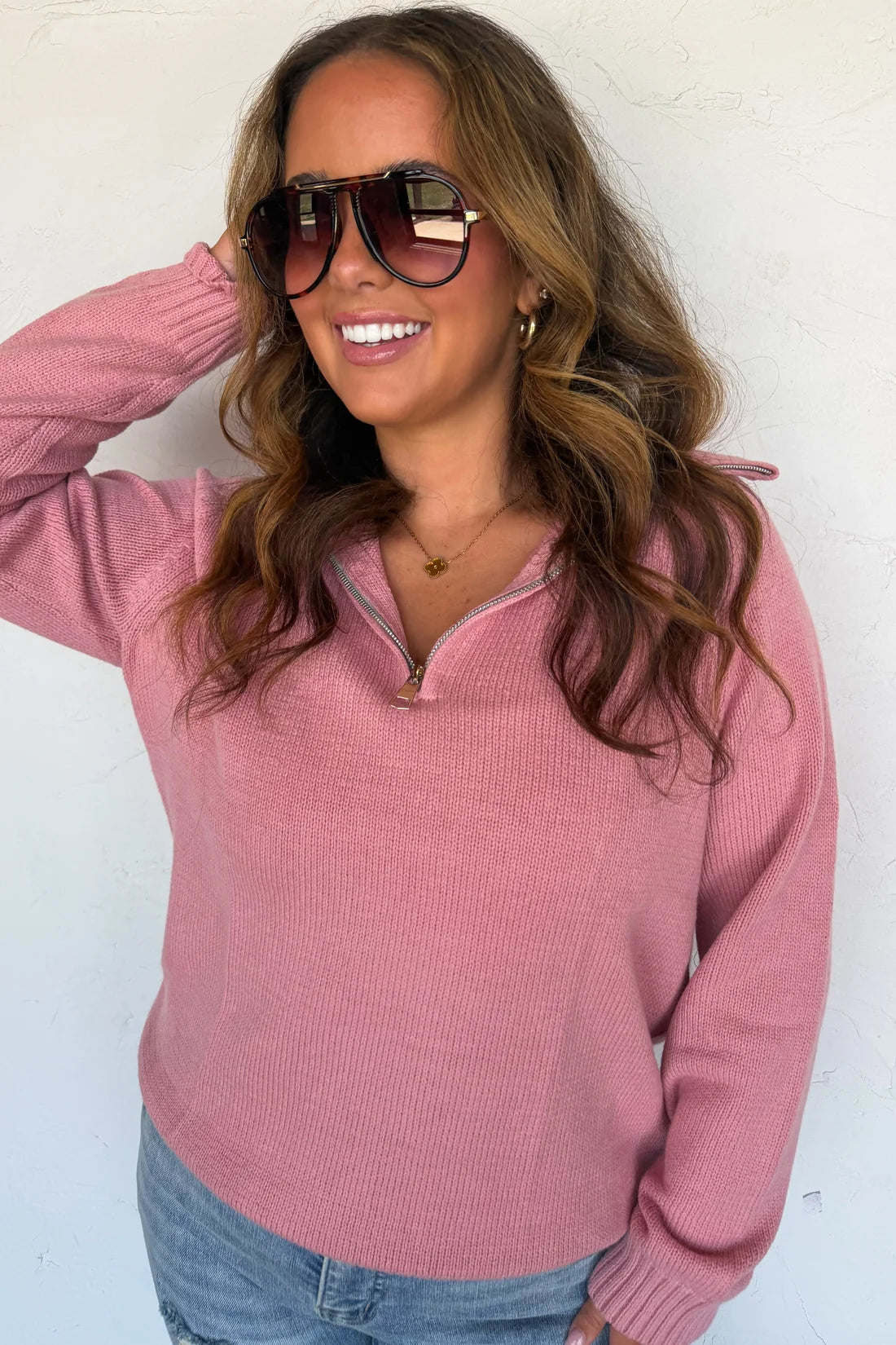 Field & Stable 1/4 Zip Pullover PREO