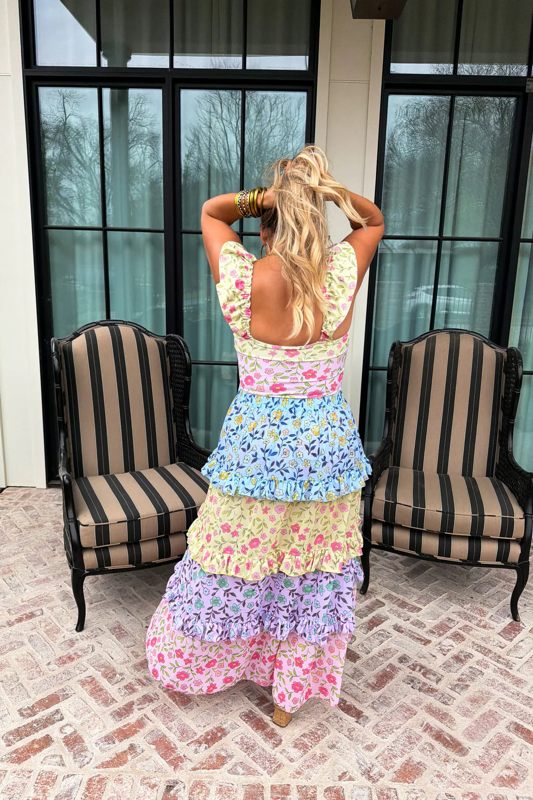 Spanish Bloom Swim + Matching Skirt