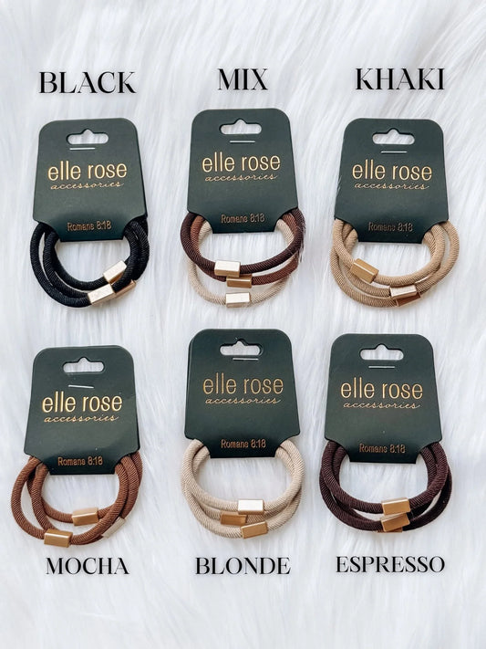 Classy Hair Tie / Bracelet Trio