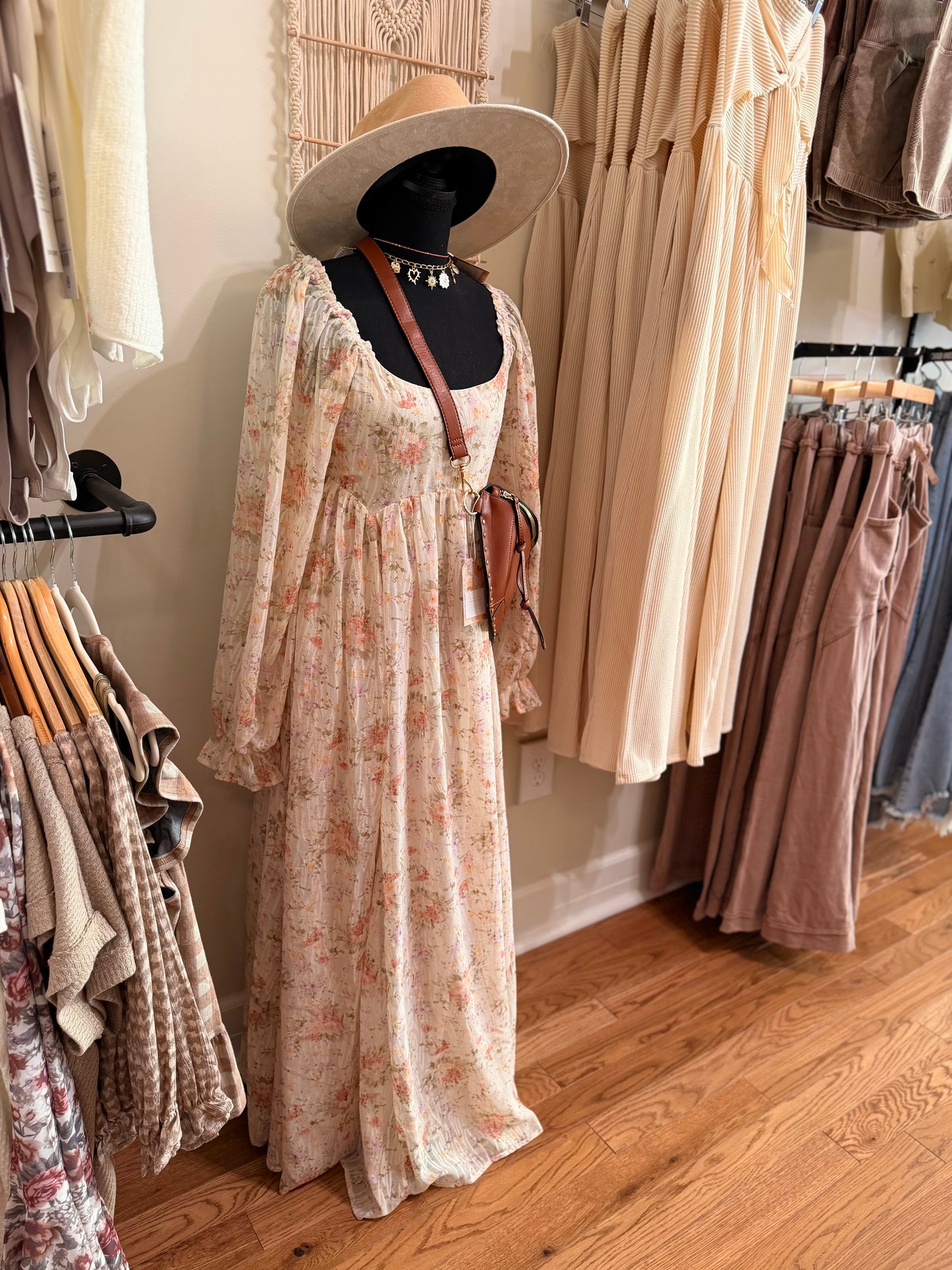 Clara Chiffon Floral Maxi