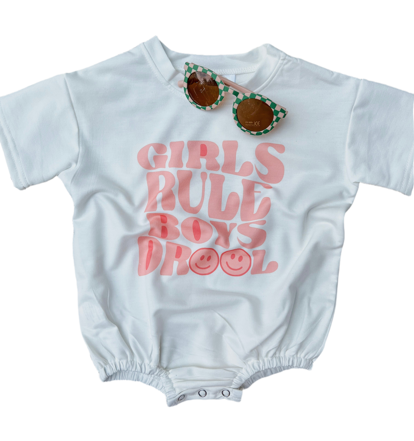 Girls Rule Boys Drool Onesie/Tee