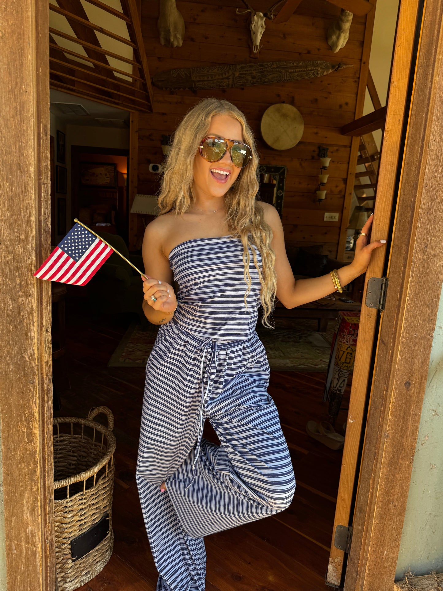 All American Babe Stripe Set