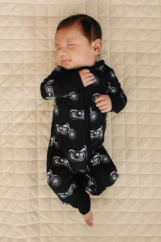 Bamboo Zip Romper | Born To Ride RTS