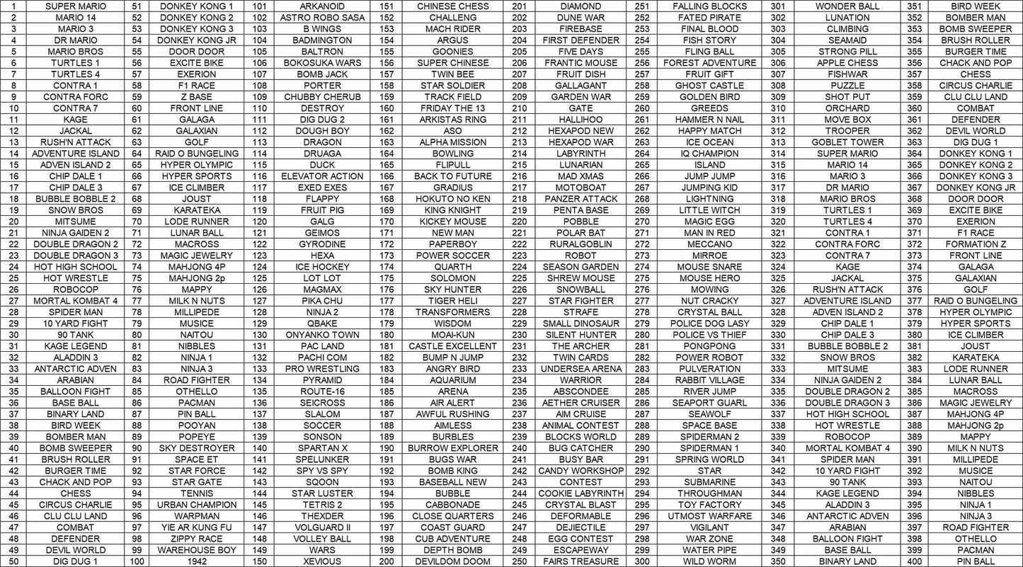 Mini SUP500 Game Player