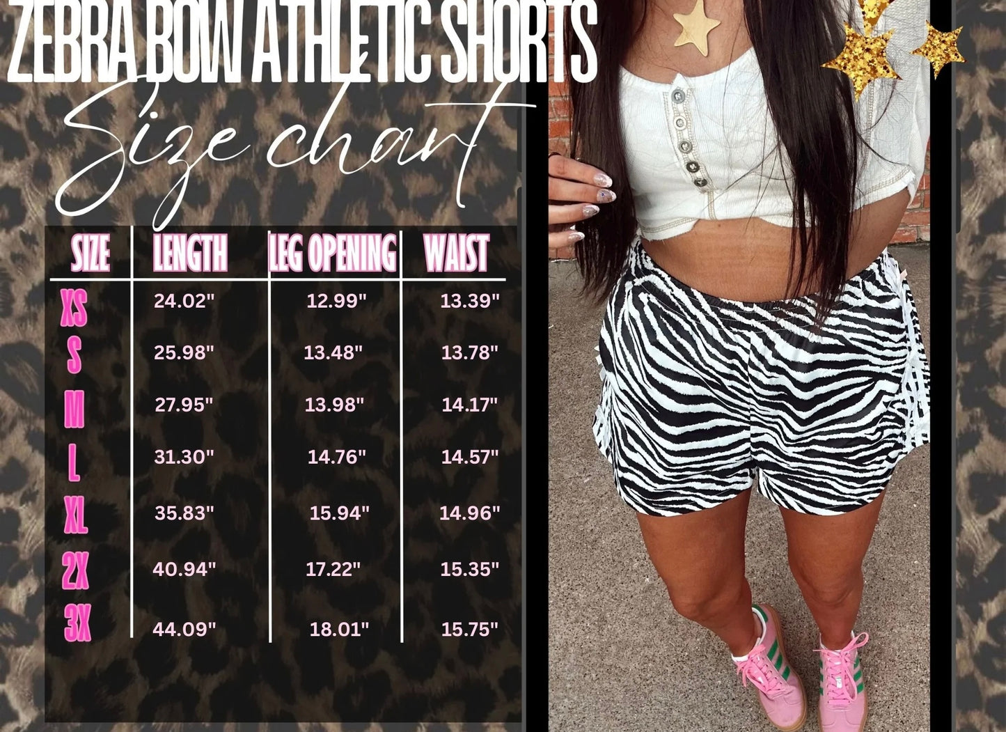 Wild Zebra Bowknot Shorts YOUTH PreO
