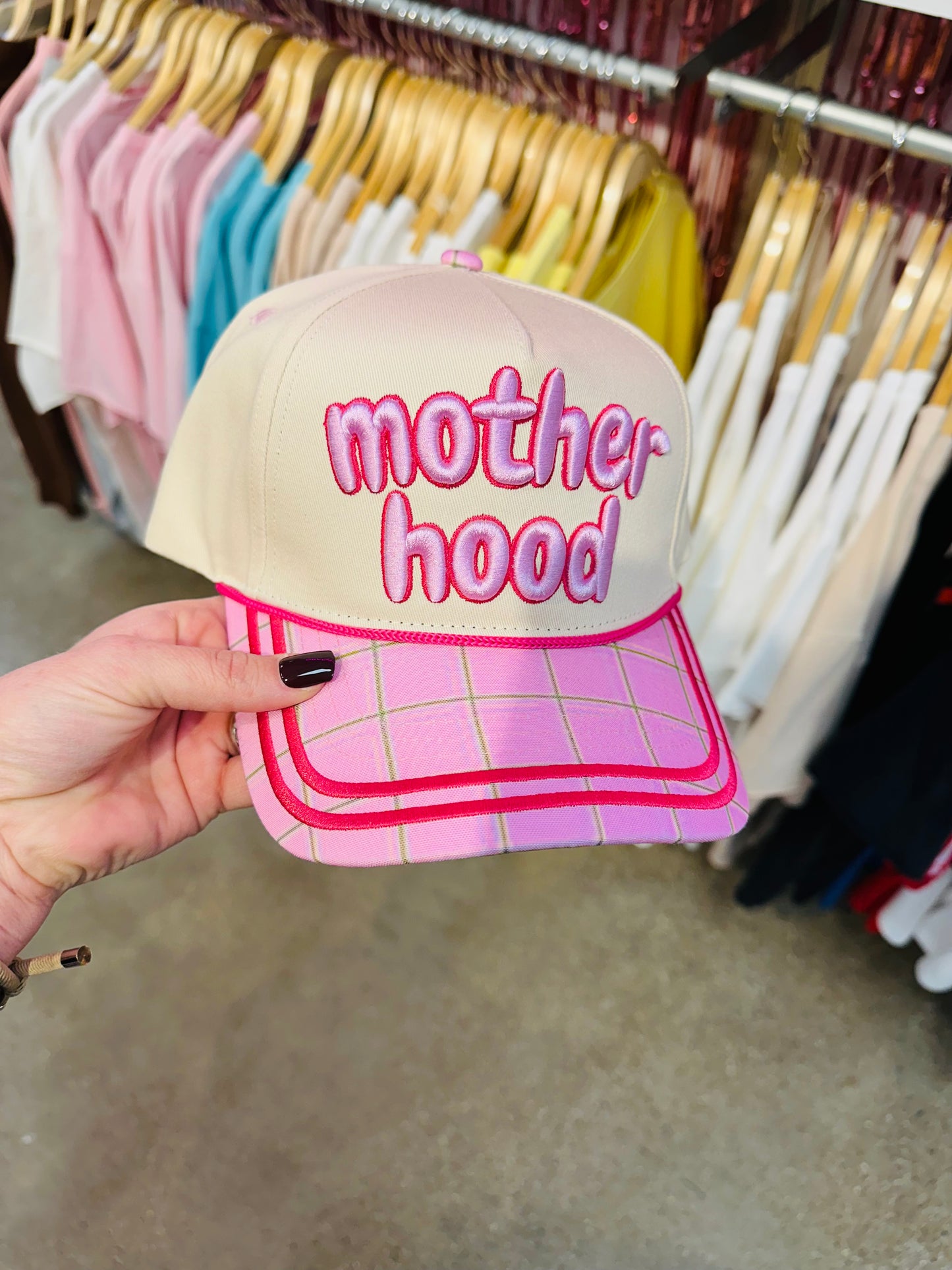Motherhood On Patchwork Hat