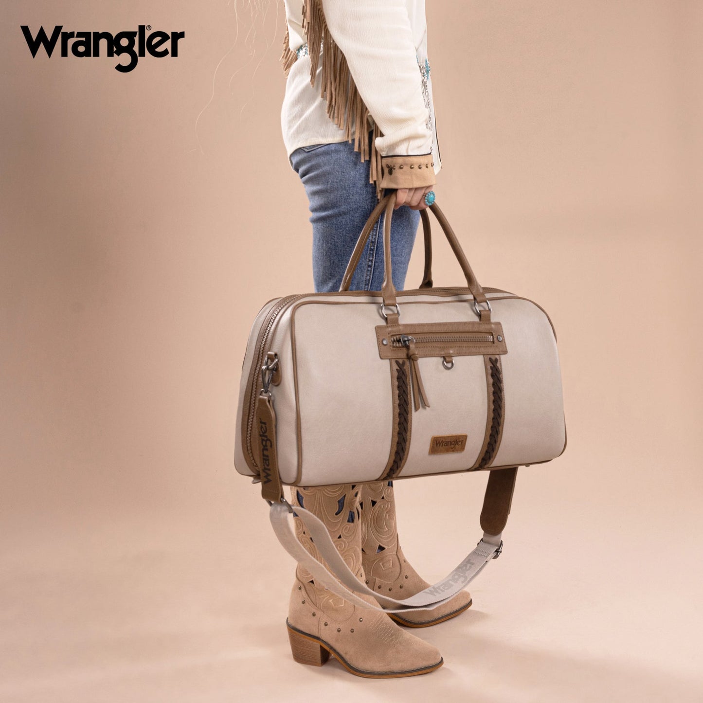 Wrangler Whipstitch Weekender - Light Gray