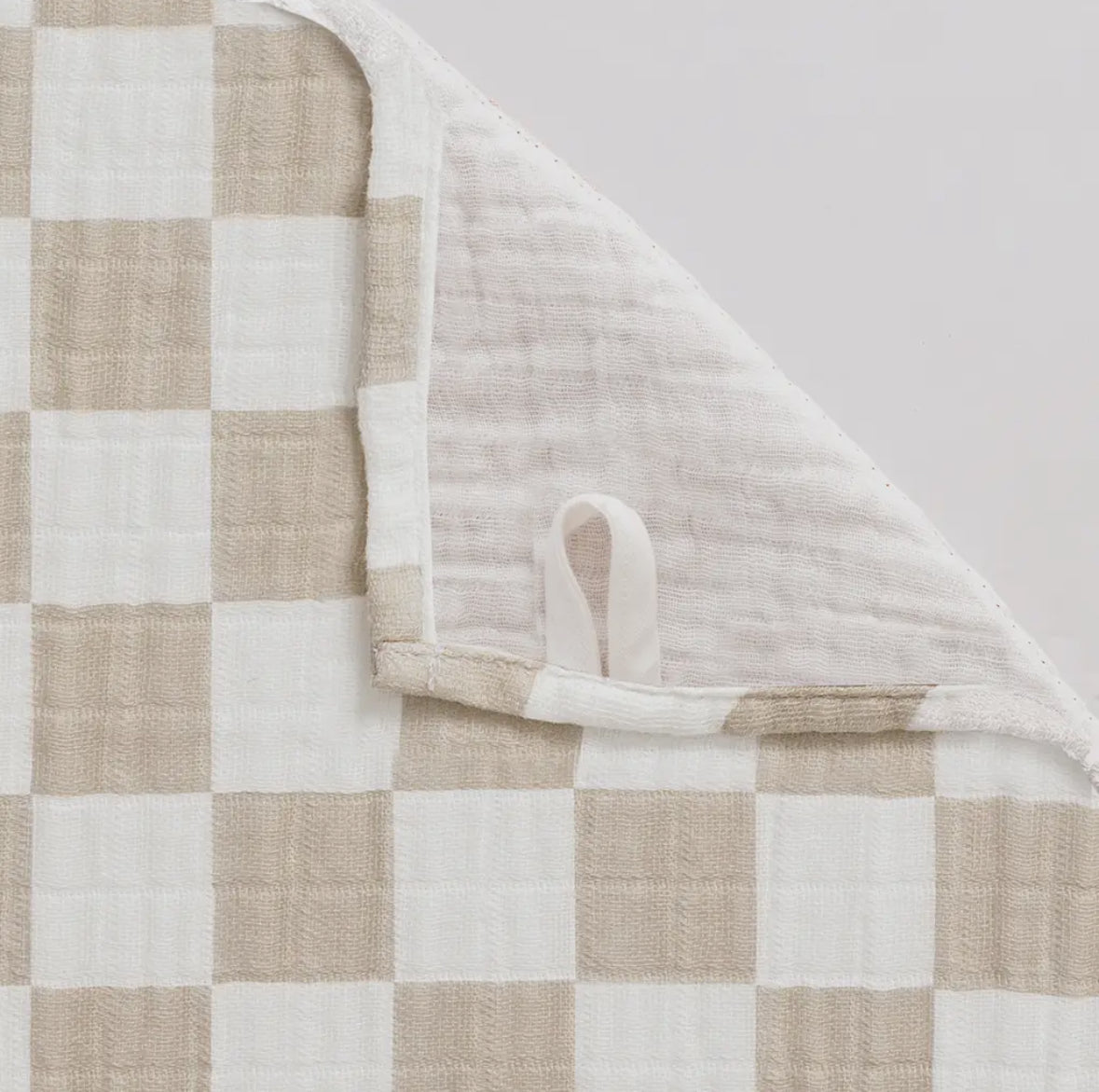 Itzy Ritzy Breastfeeding Boss / Swaddle - Toast Checkered