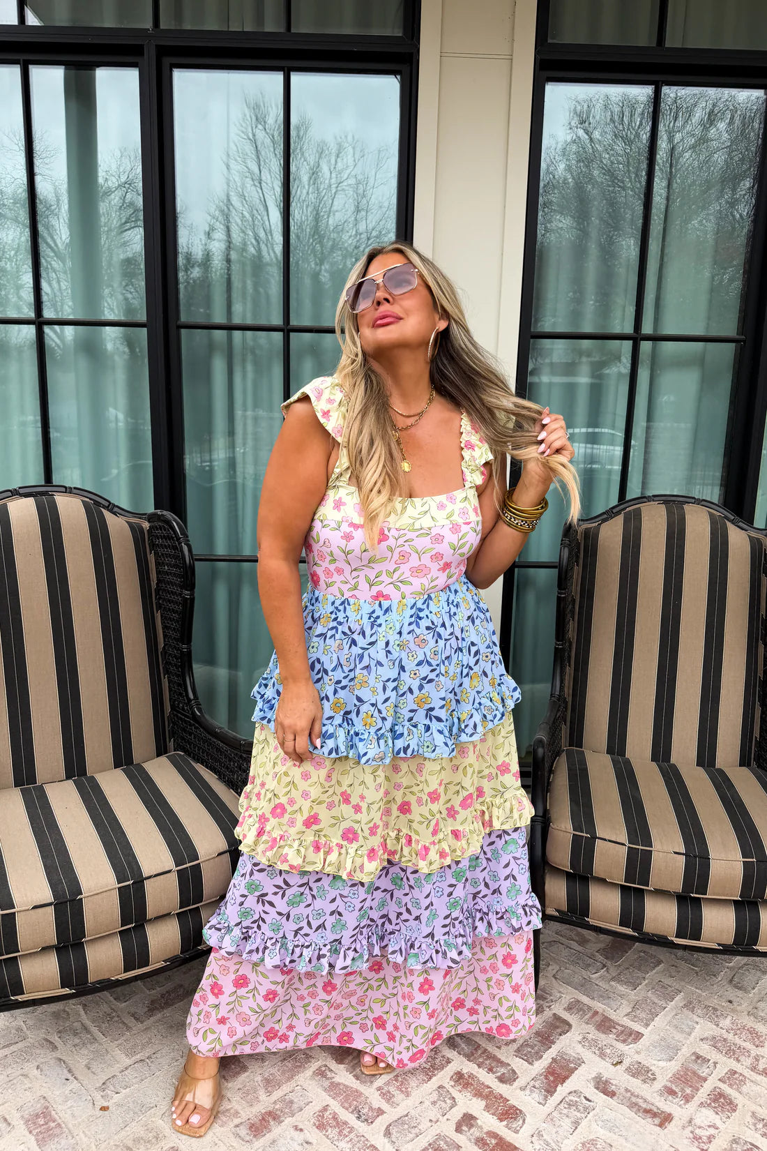 Spanish Bloom Swim + Matching Skirt