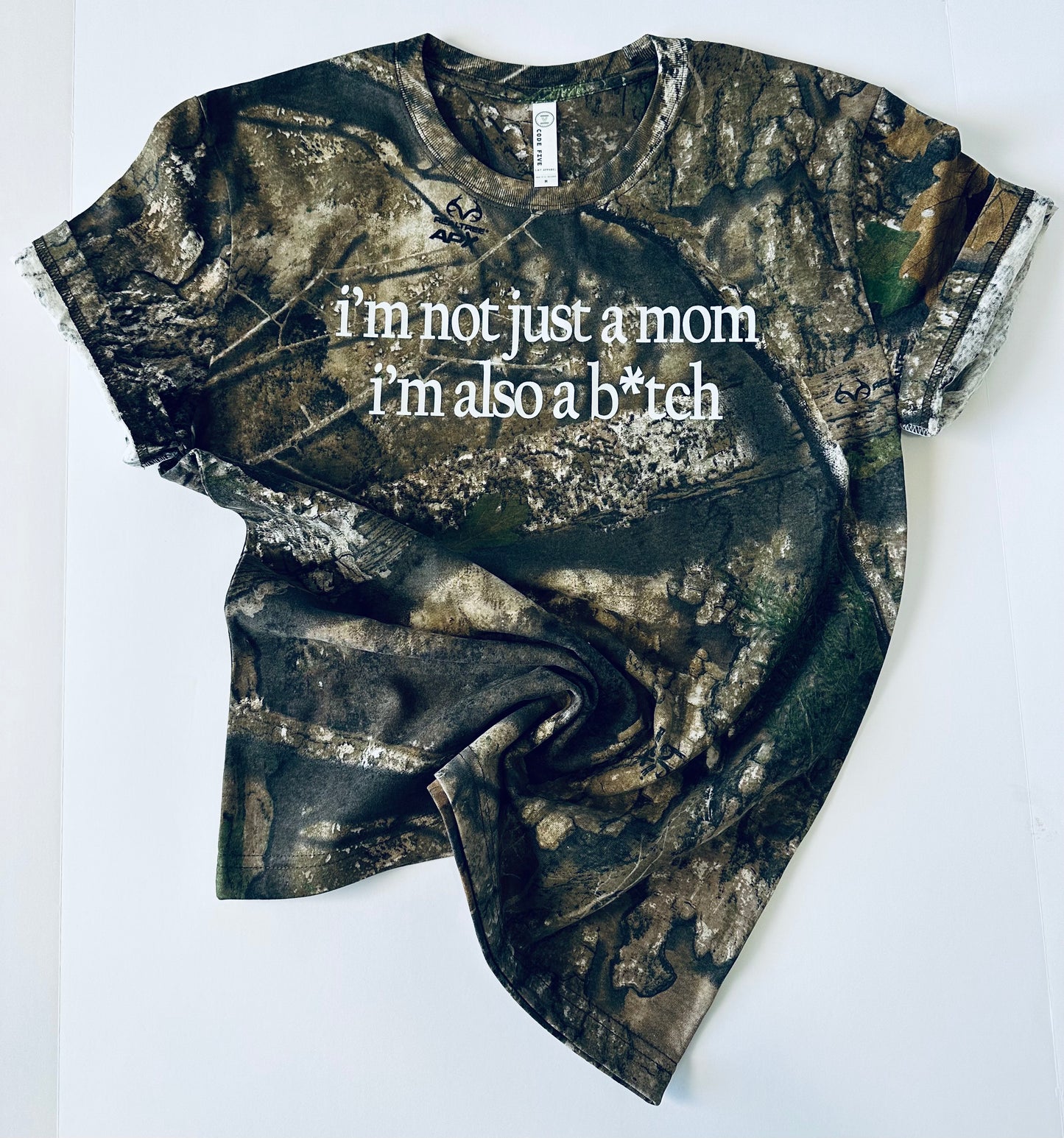 I’m Not Just A Mom Camo Tee