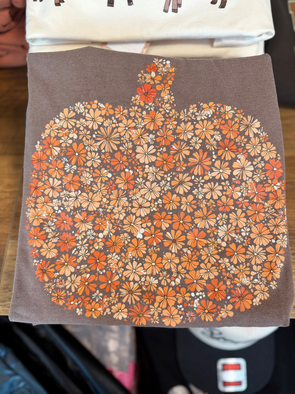 Floral Pumpkin TEE