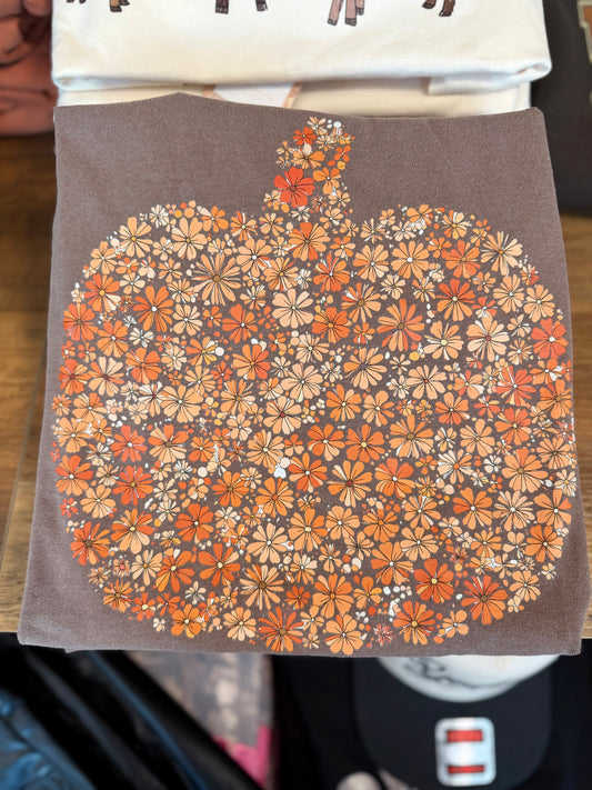 Floral Pumpkin TEE