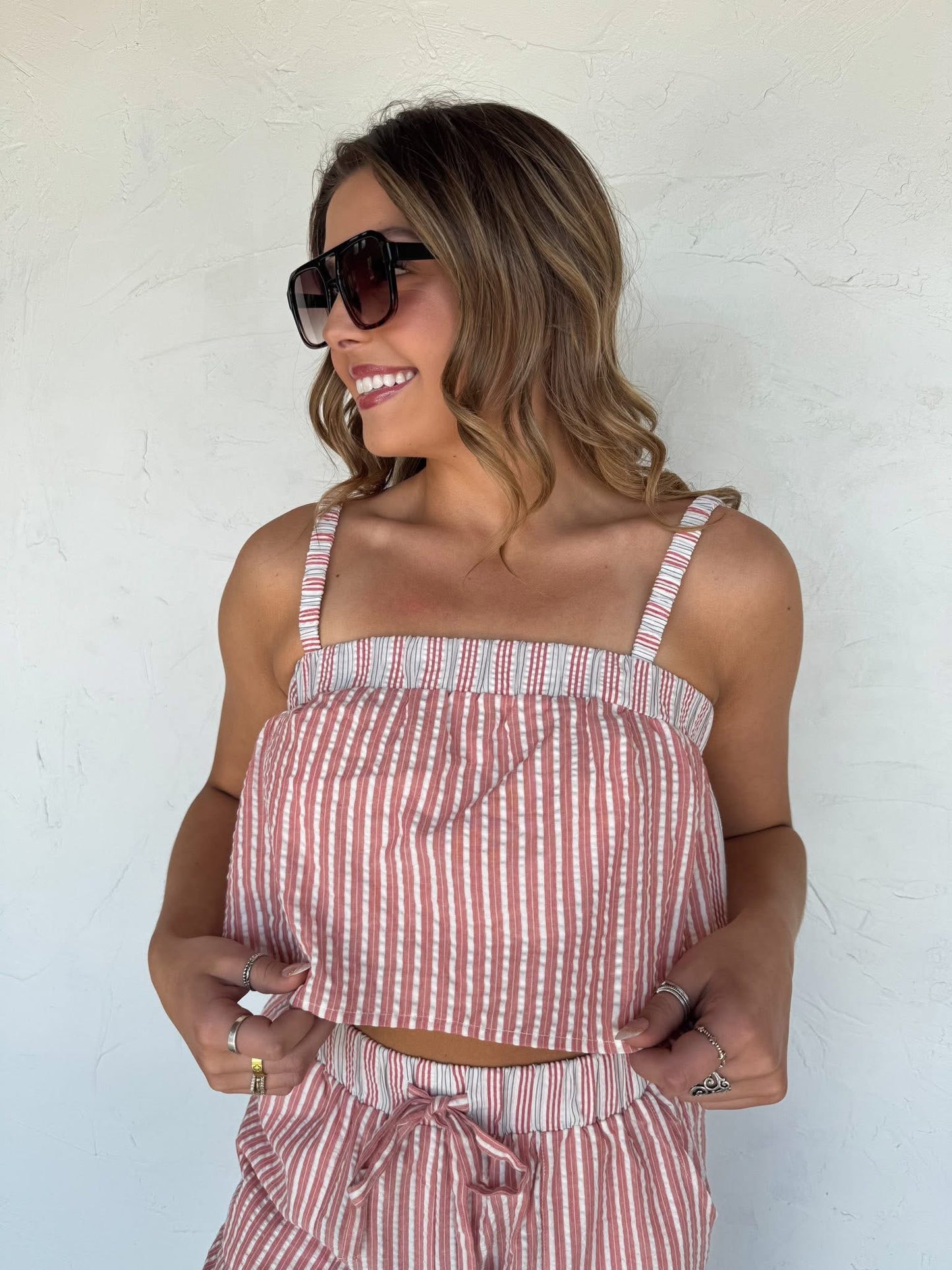 Honeysuckle Stripe Set RTS