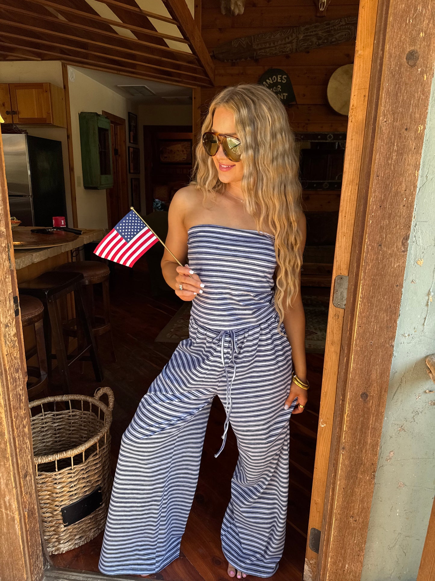 All American Babe Stripe Set