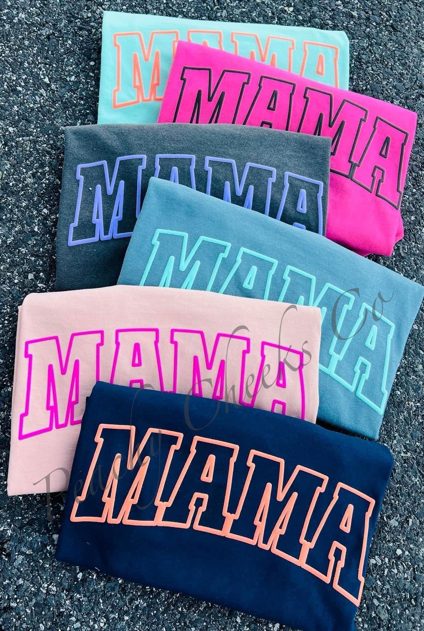 Spring Mama Puff Print Comfort Colors