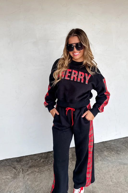 Merry Plaid Luxe Lounge Set PreO