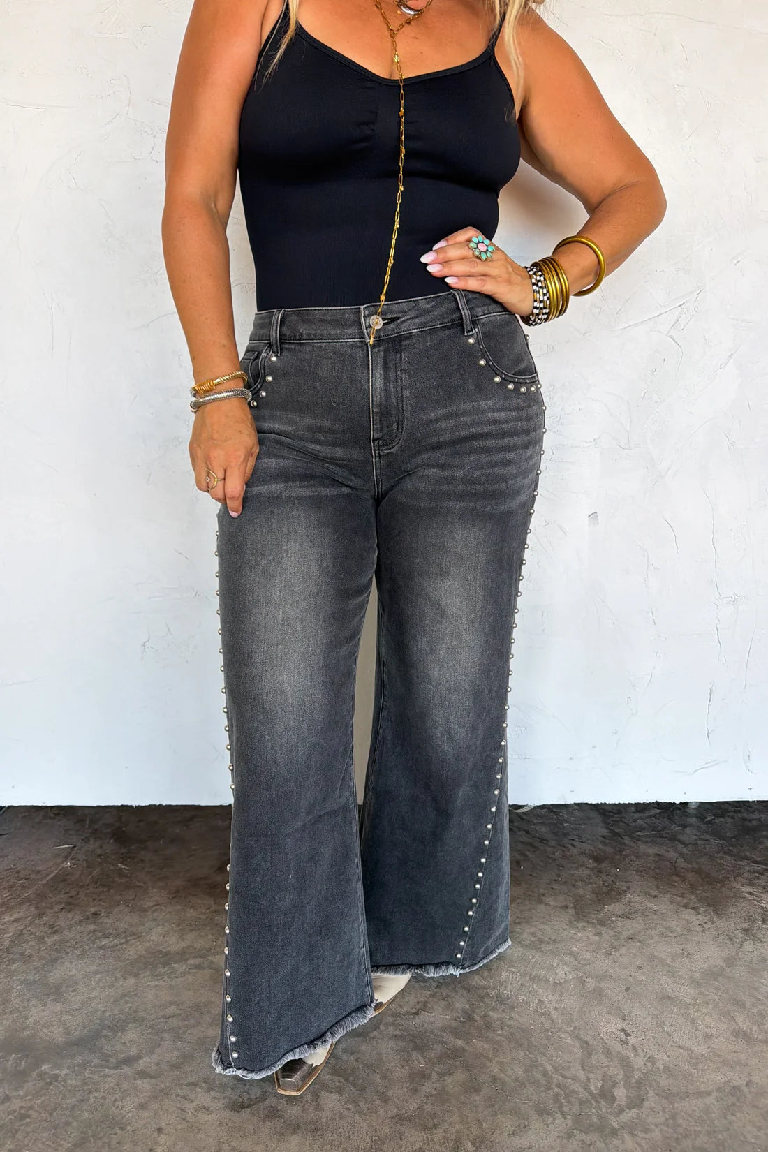 Dolly Parton Me Studded Denim PREO