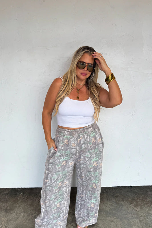 Midwest Camo Wide Leg Sweat