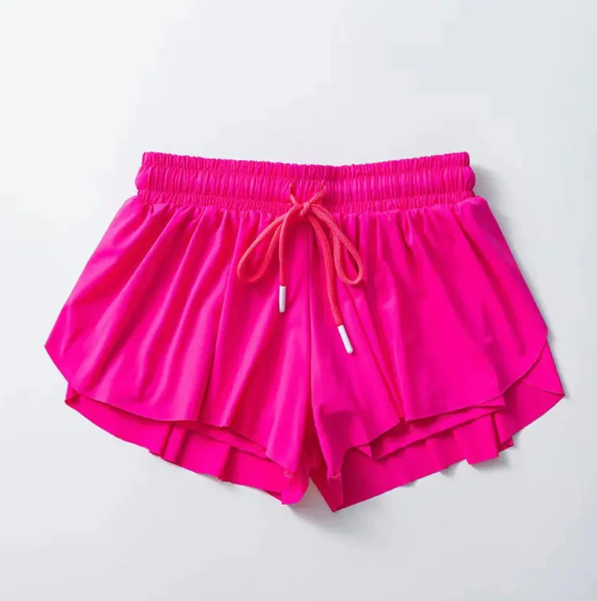 Girl’s Viral Flowy Shorts W/Built in Spandex