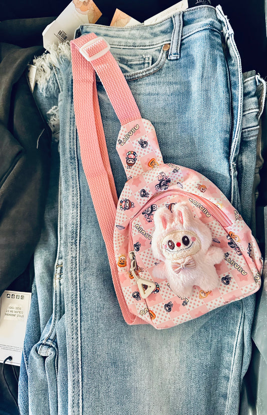 Labubu Sling Bag + Pin On Labubu RTS