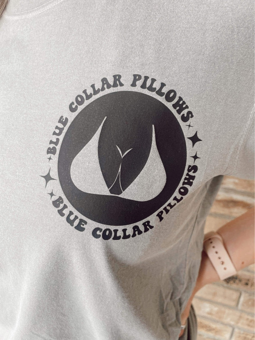 Blue Collar Pillows Tee - Black Ink