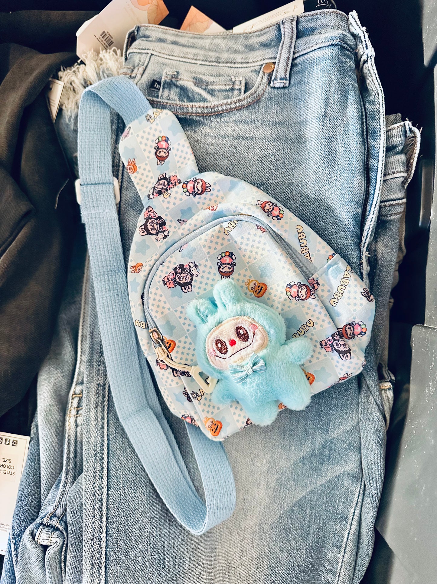 Labubu Sling Bag + Pin On Labubu RTS