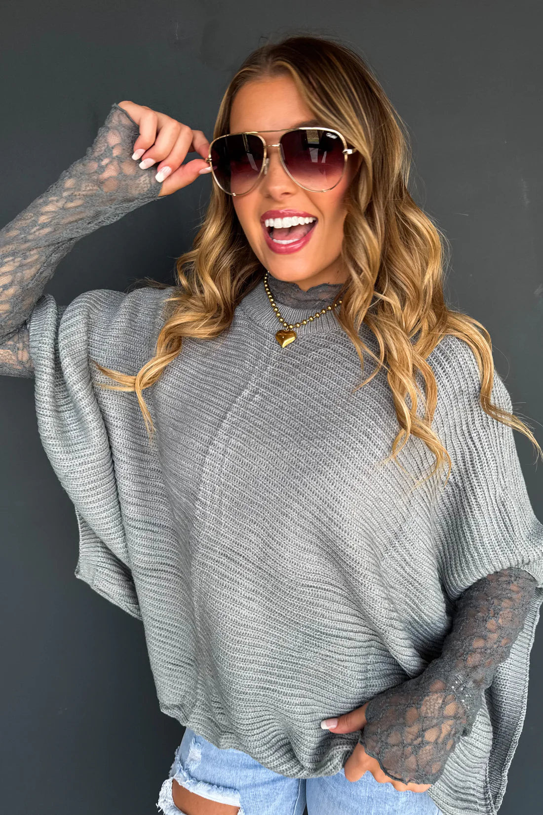 Priscilla Pullover Poncho Top PreO