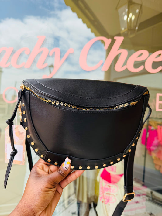 Midnight In Memphis Studded Bum Bag Crossbody