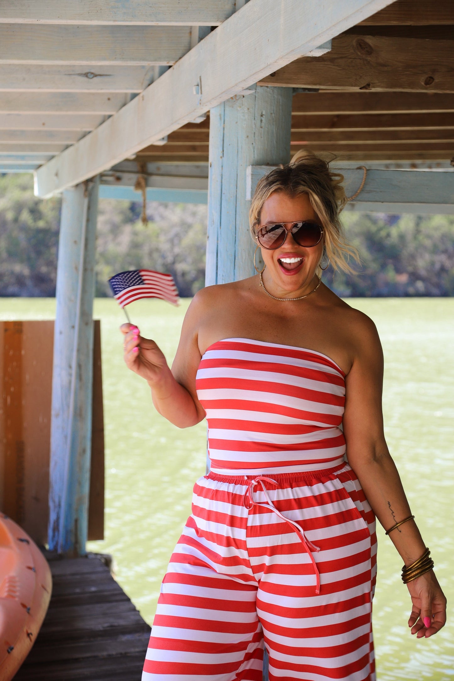 All American Babe Stripe Set