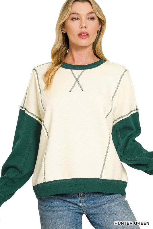 University Colorblock Fleece Pullover