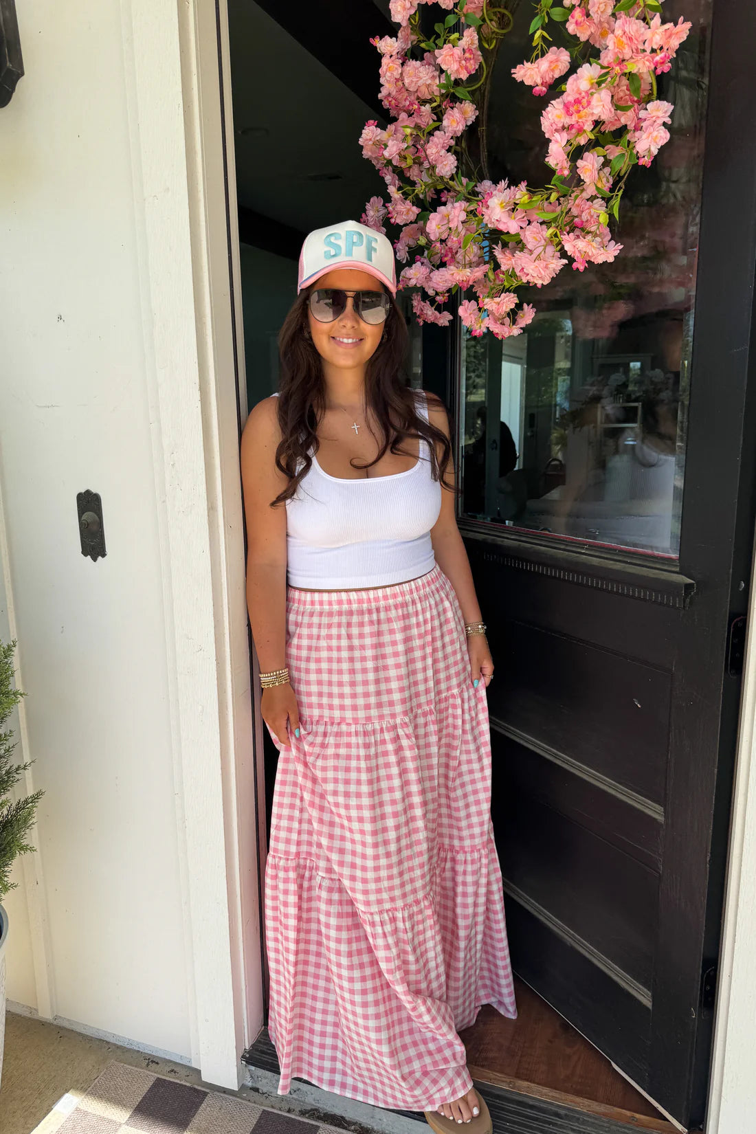 Vintage Picnic Maxi Skirt PreO