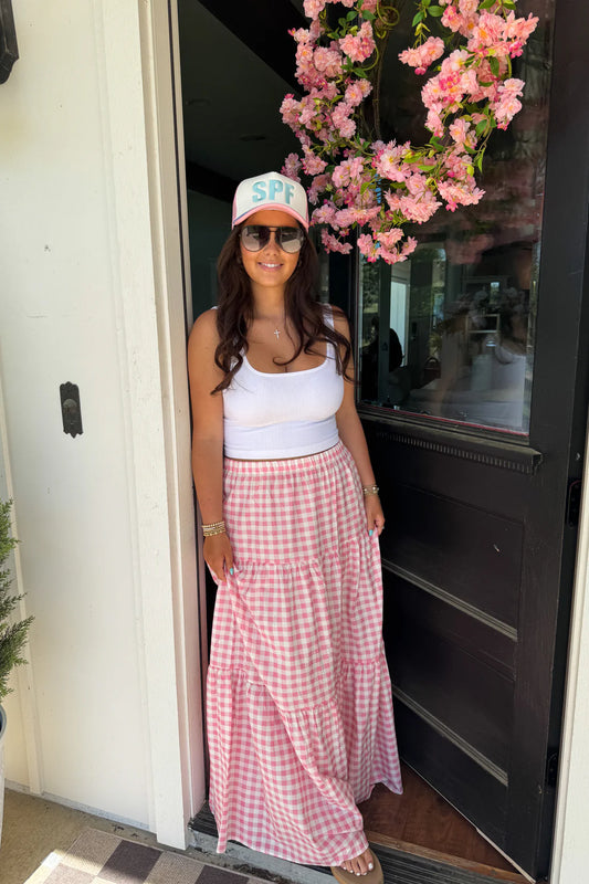 Vintage Picnic Maxi Skirt PreO
