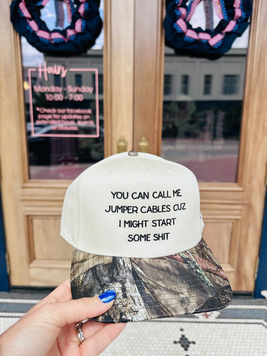 Jumper Cables Hat