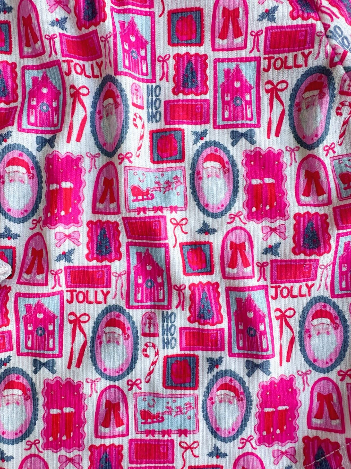 Vintage Frames Pink Christmas Lounge Set RTS