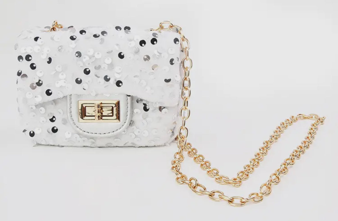 Sarah Sequin Mini Purse