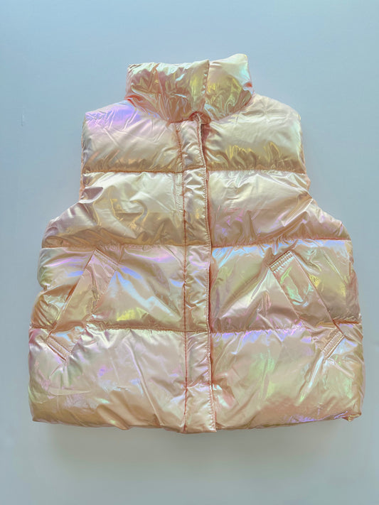 Outta This World Peachy Puffer Vest 4T, 5T