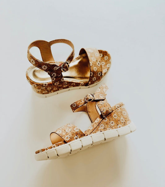 Daisy Cork Wedge