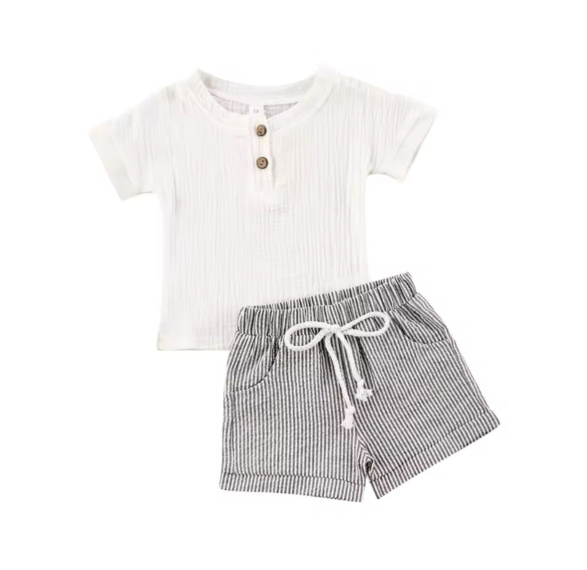 Boys Striped Beachy Set