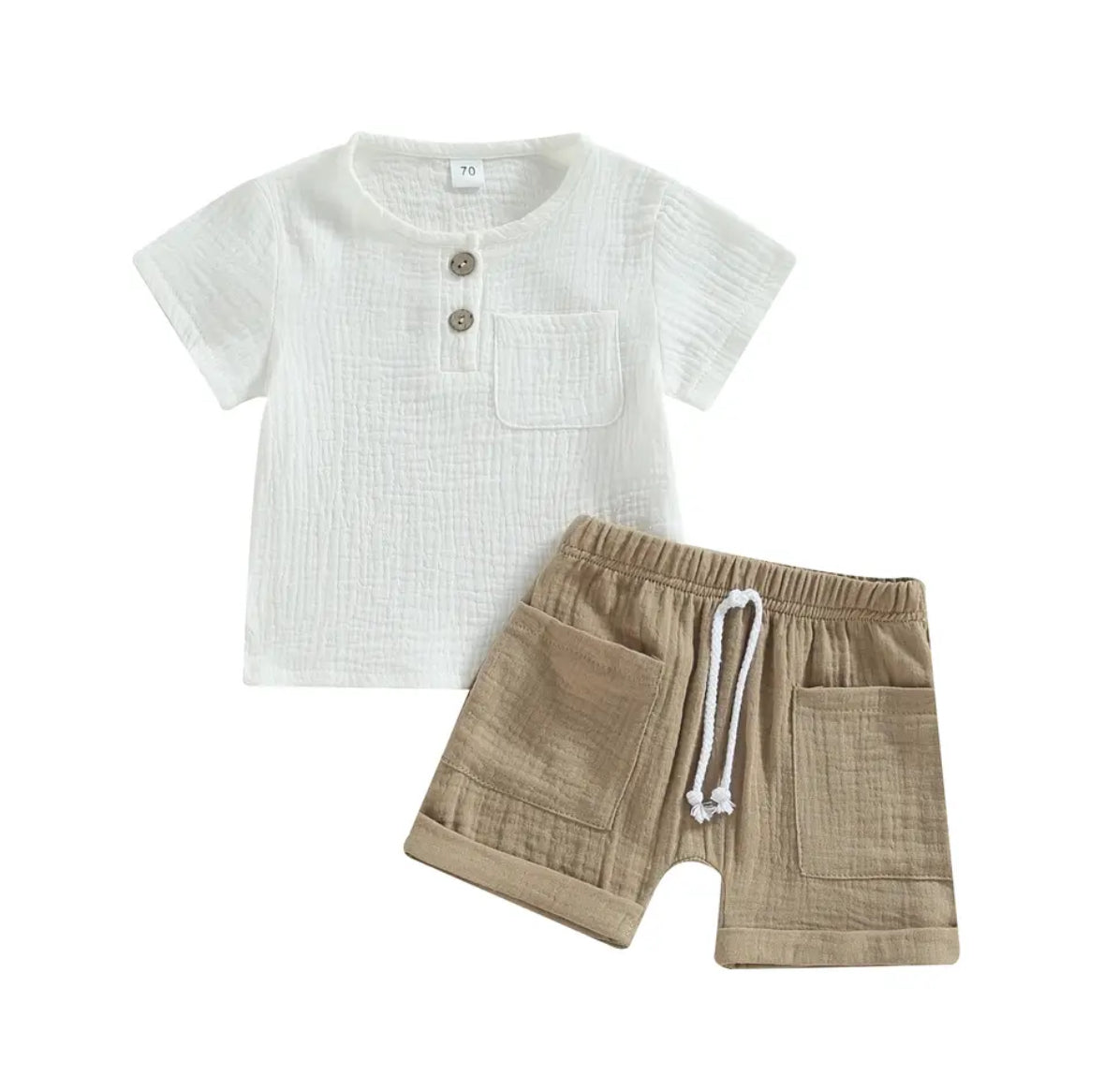 Kai Boys Neutral Beachy Set - Preorder