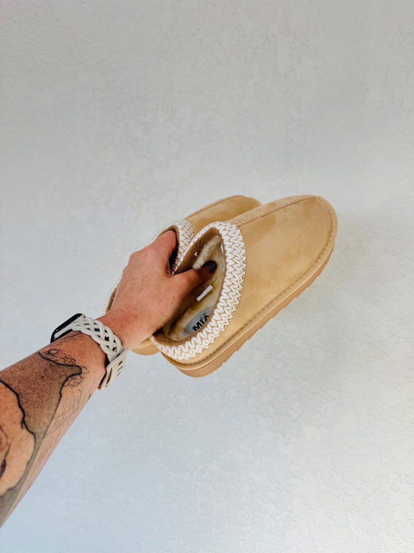 Girls Walking Into Autumn Tan Slip-on Shoe RTS