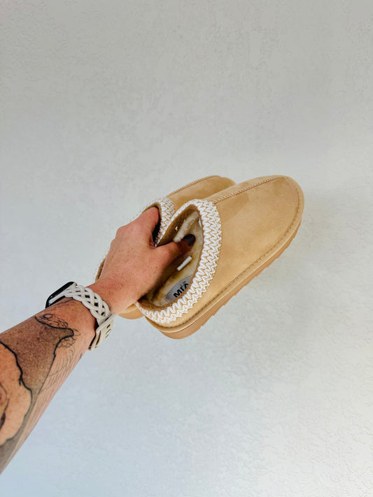 Girls Walking Into Autumn Tan Slip-on Shoe RTS