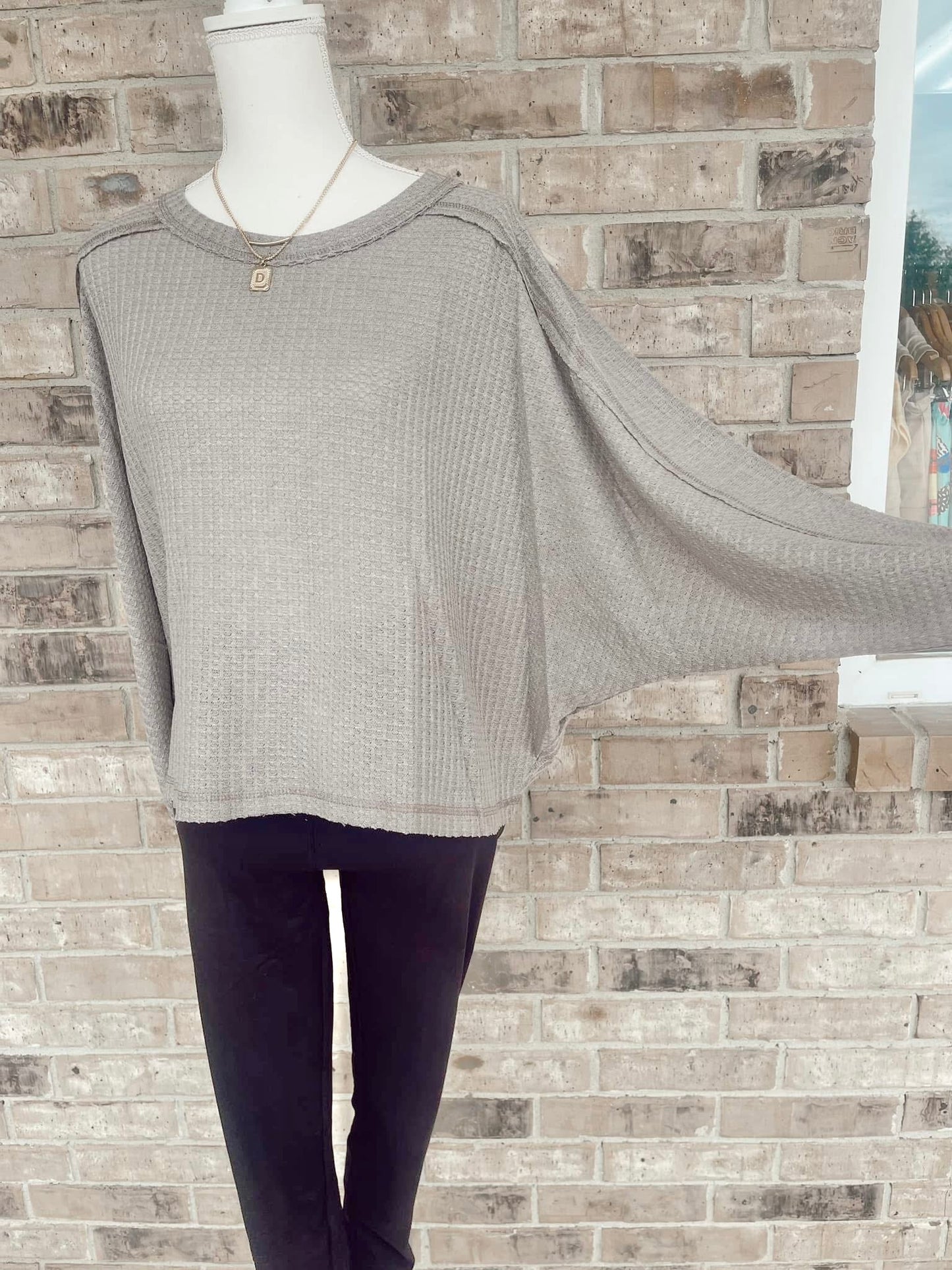 Slouchy Boat Sleeve Top - Large