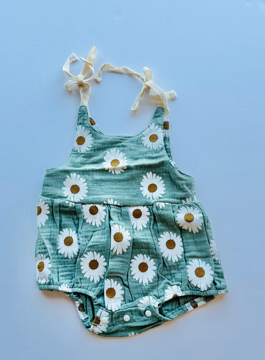 Darling Daisy Tie Top Onesie