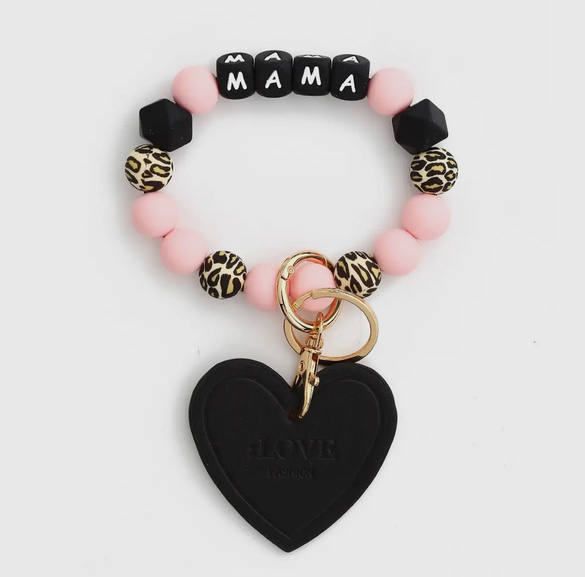 Mama Silicone Keychain Bracelet RTS