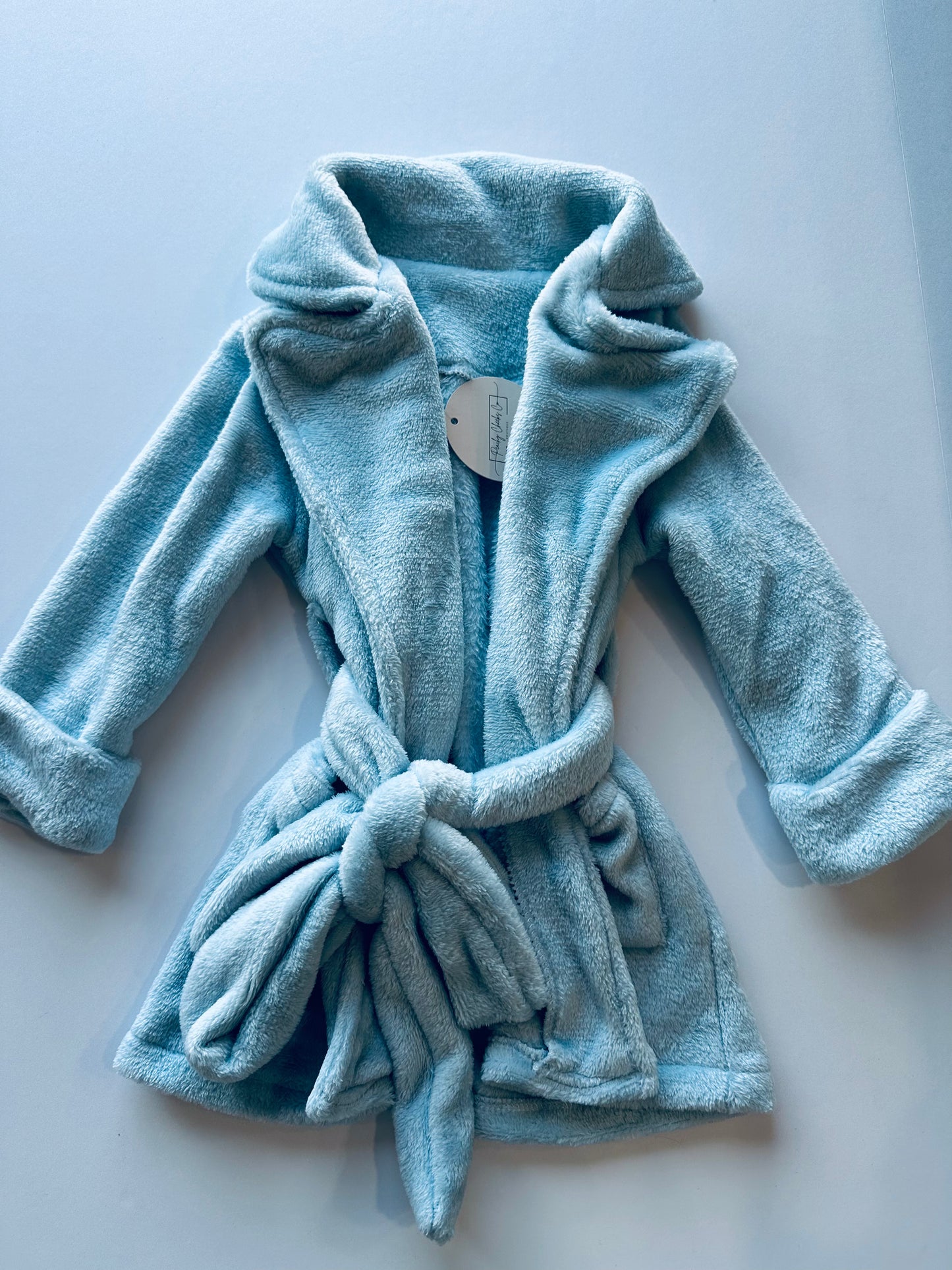 Plush Blue Robe 2/3T