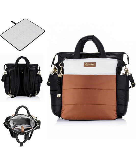 Itzy Ritzy Dream Convertible Coffee + Cream Diaper Bag