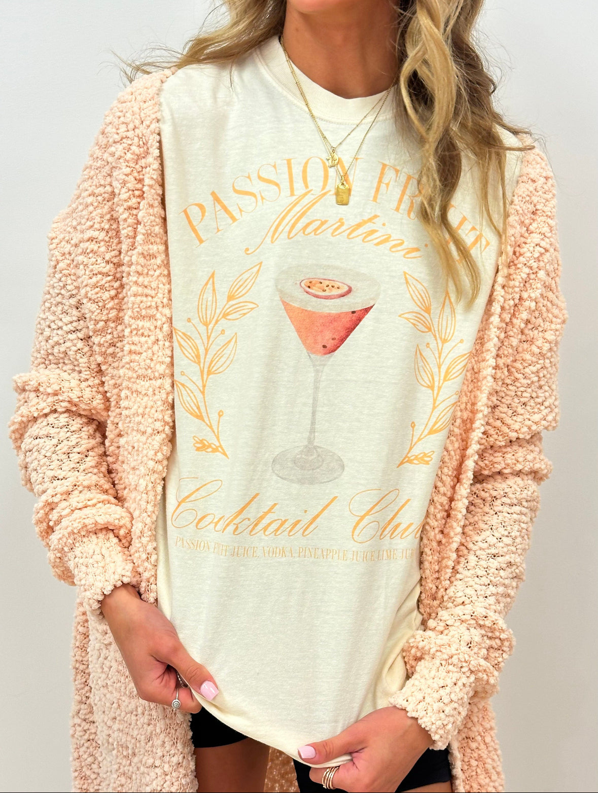 Passion Fruit Martini Social Club Tee - XL